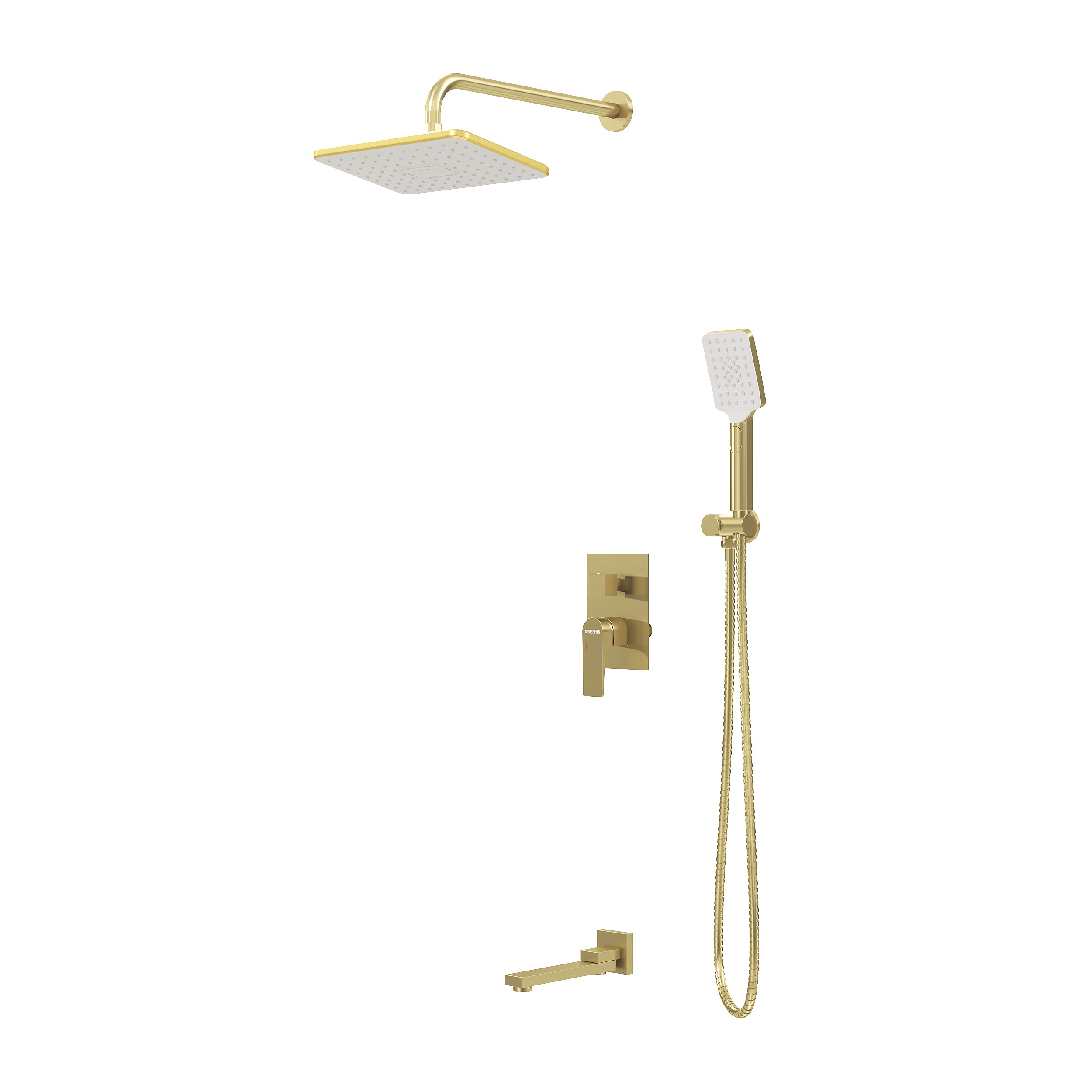 Встраиваемая душевая система Grossman Classic 501K3504320 золото сатиновый 19502₽