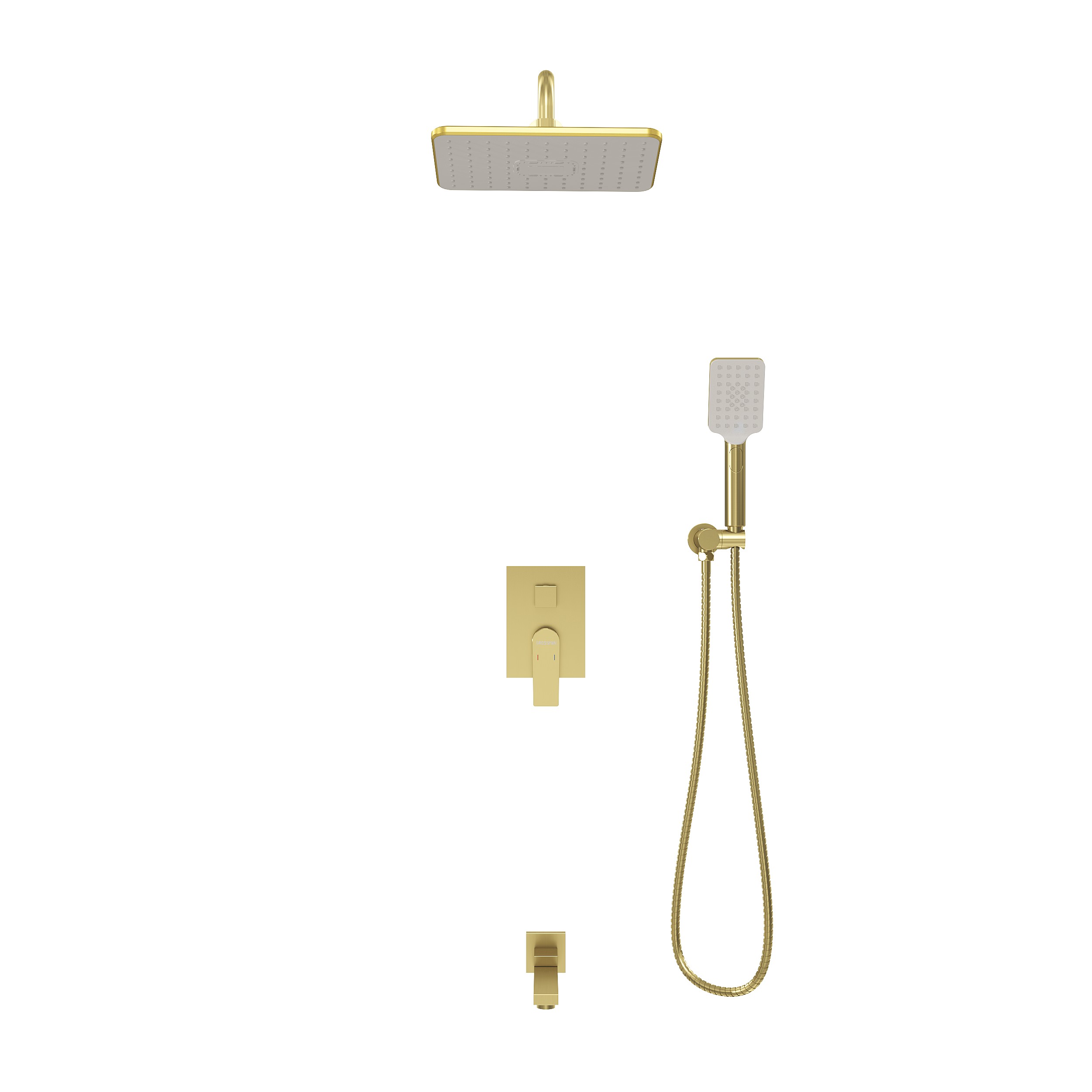 Встраиваемая душевая система Grossman Classic 501K3504320 золото сатиновый 19502₽