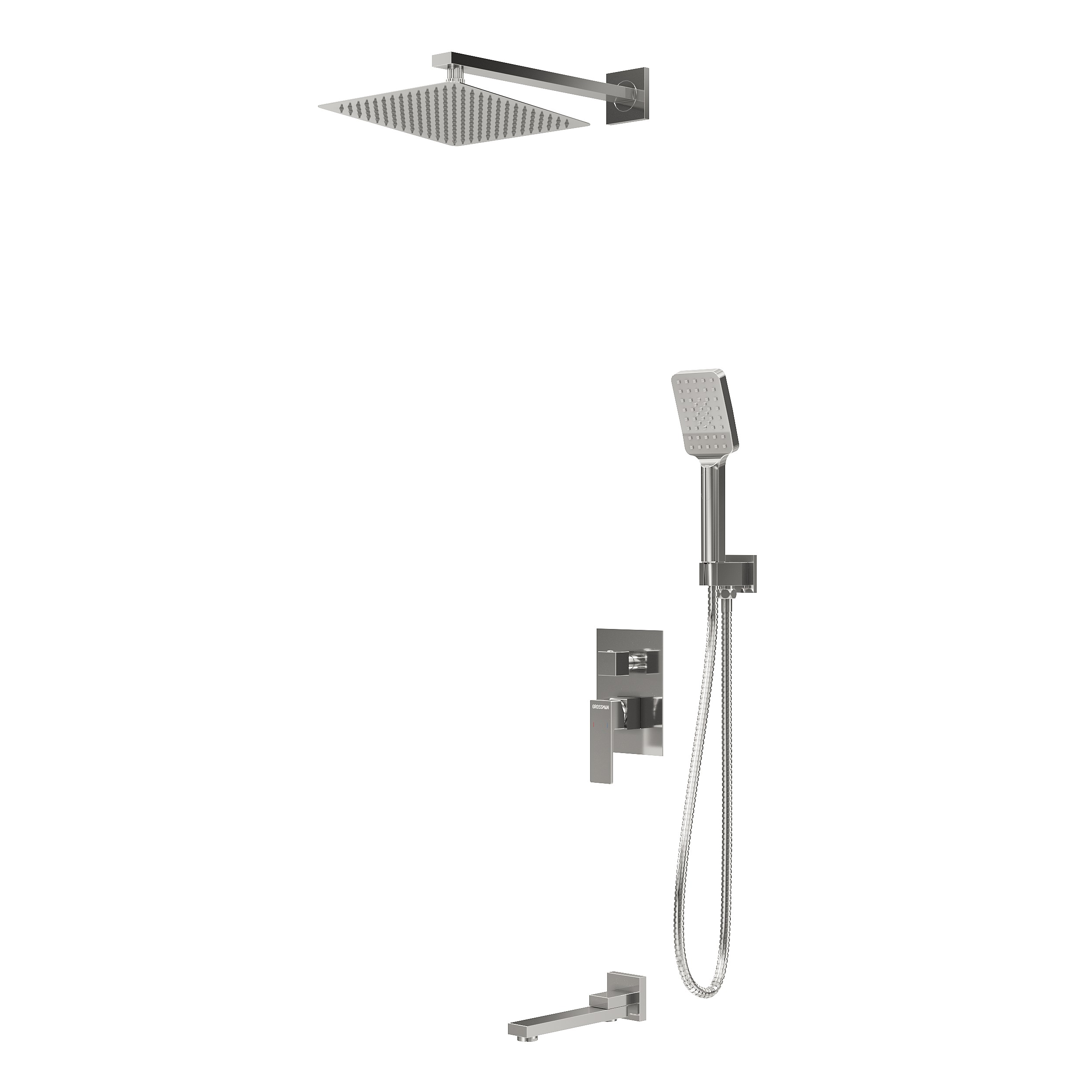 Встраиваемая душевая система Grossman Style 501K3505100 хром глянцевый 17150₽