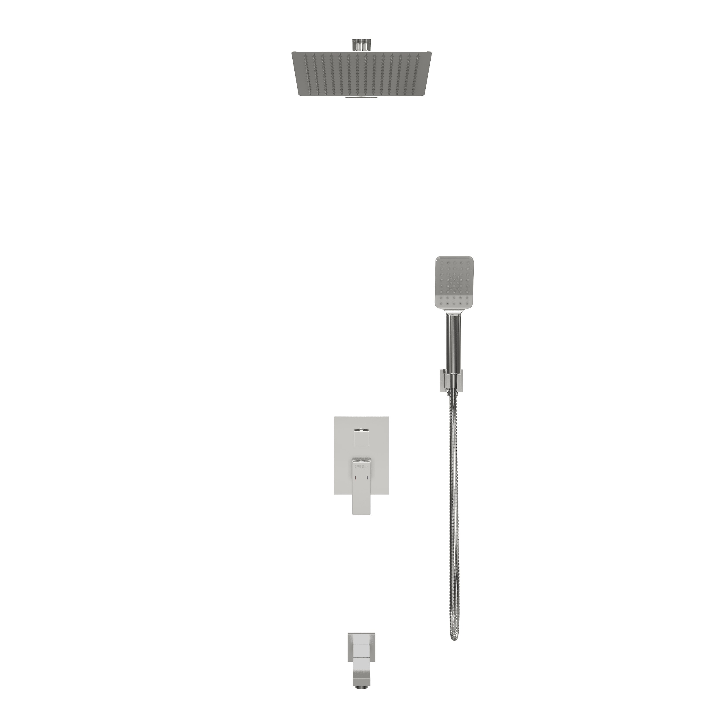 Встраиваемая душевая система Grossman Style 501K3505100 хром глянцевый 17150₽