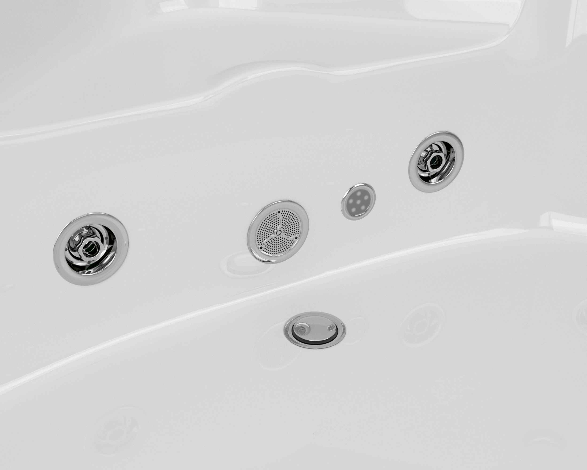 Гидромассажная ванна Grossman 150x150 GR-15000-1 с гидромассажем, размер 150х150, цвет белый - фото 5