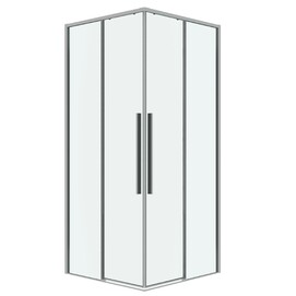Душевой уголок Grossman Galaxy 100x100 300.K33.01.1010.10.00 без поддона, стекло прозрачное, профиль хром
