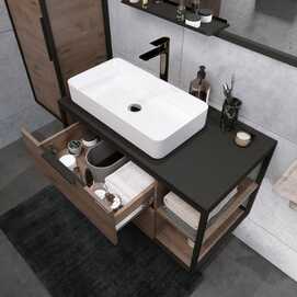 Фото Мебель для ванной Grossman Лофт 90 см веллингтон
