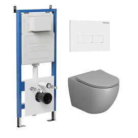 Комплект Унитаз подвесной с инсталляцией Grossman Pragma 97.4411SQ.03.000