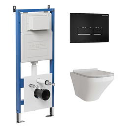 Комплект Унитаз подвесной с инсталляцией Grossman Pragma 97.4440S.03.210