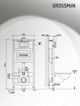       Grossman Style 97.4411SQ.05.01M , +    