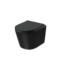 Фото Унитаз подвесной Grossman GR-4477BMSQ безободковый, с сиденьем микролифт, черный матовый 5