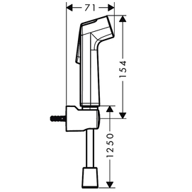 Фото Гигиенический душ Hansgrohe 29234000