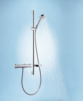 Фото Душевой гарнитур Hansgrohe Croma 100 мulti/Unica’C 65 см 27775000 хром