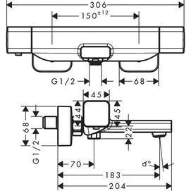        Hansgrohe Ecostat E 15774000 