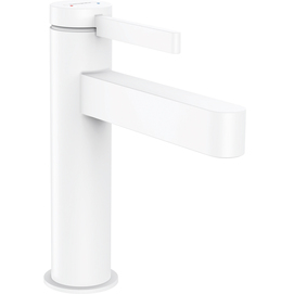 Смеситель для раковины Hansgrohe Finoris 76020700 со сливным гарнитуром, белый матовый