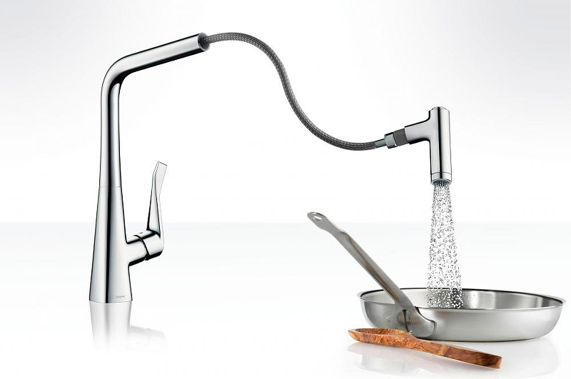 Смеситель для кухни Hansgrohe Metris 14820000 хром - фото 3