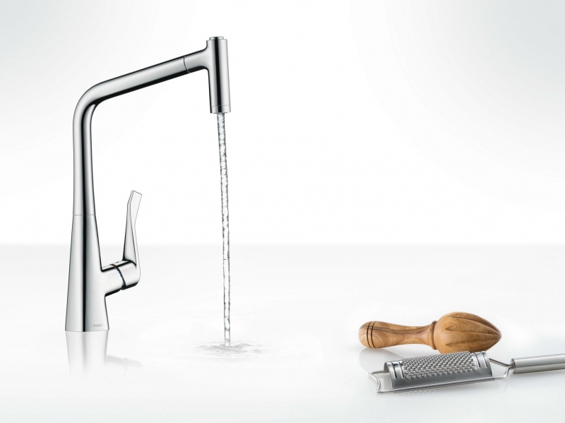 Смеситель для кухни Hansgrohe Metris 14820000 хром - фото 5