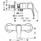 Фото Смеситель для душа Hansgrohe Metris 31672000 хром 1