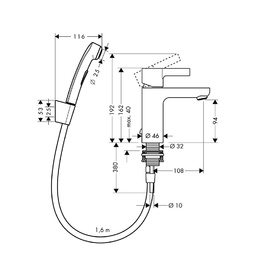     Hansgrohe Metris S 31160000 