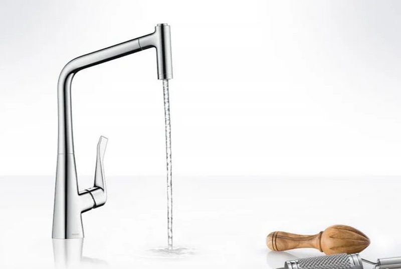 Смеситель для кухни Hansgrohe Metris Select 14884000 хром - фото 5