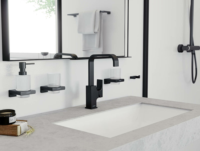 Смеситель для раковины Hansgrohe Metropol 32511670
 черный матовый - фото 2