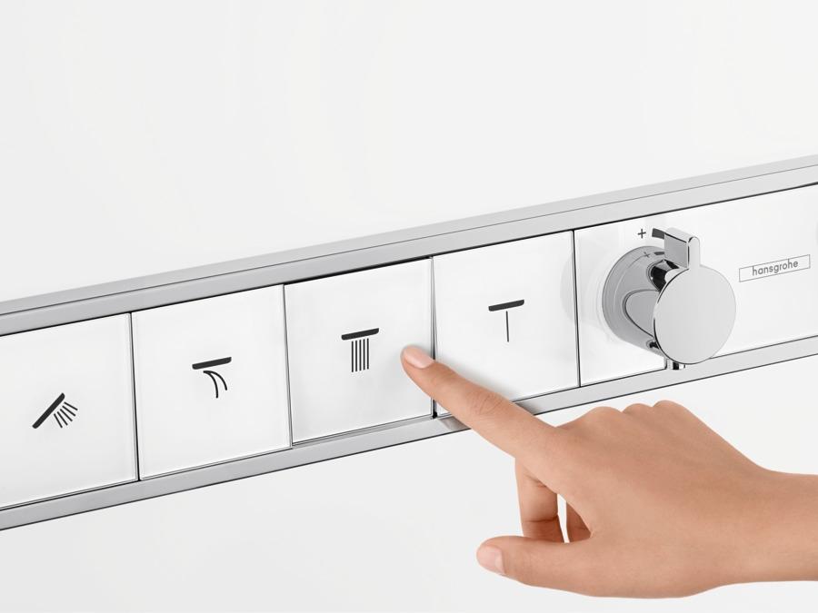 Термостат для душа Hansgrohe RainSelect 15357400
 белый, хром - фото 2