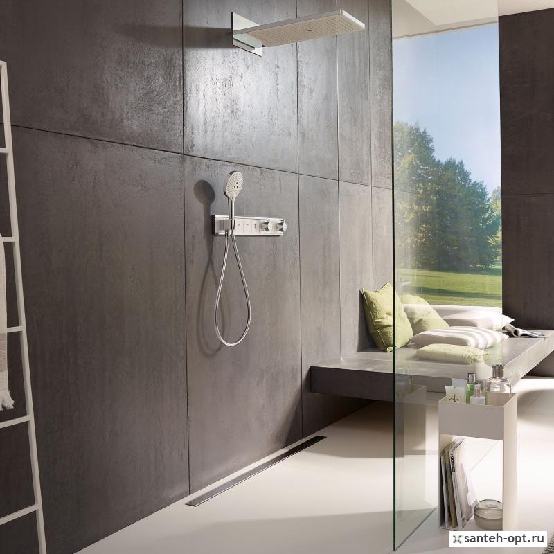 Термостат для душа Hansgrohe RainSelect 15357400
 белый, хром - фото 3