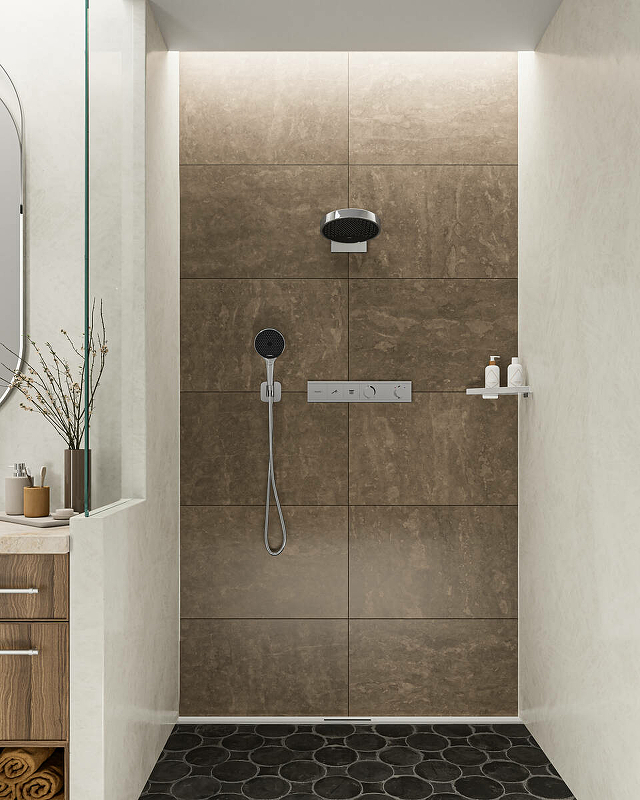 Термостат для душа Hansgrohe RainSelect 15380000
 хром - фото 2