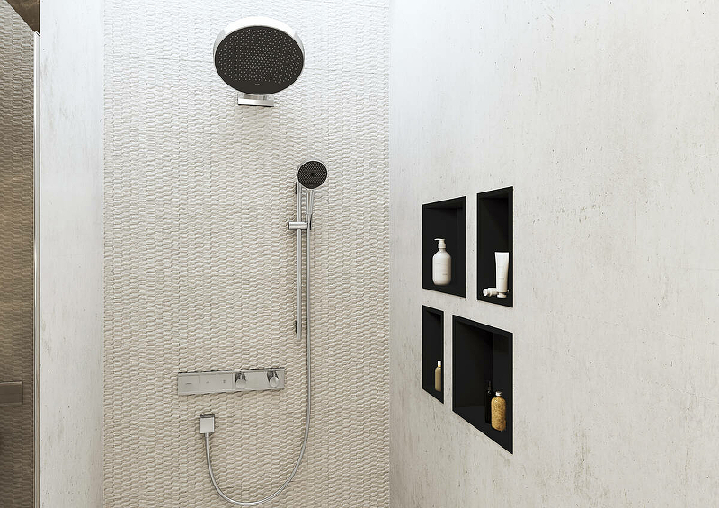 Термостат для душа Hansgrohe RainSelect 15380000
 хром - фото 4