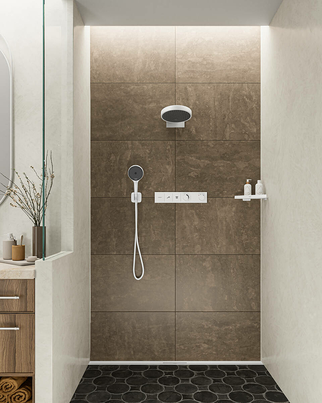 Термостат для душа Hansgrohe RainSelect 15380700 белый - фото 4