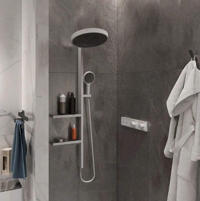 Термостат для душа Hansgrohe RainSelect 15380700 белый - фото 5