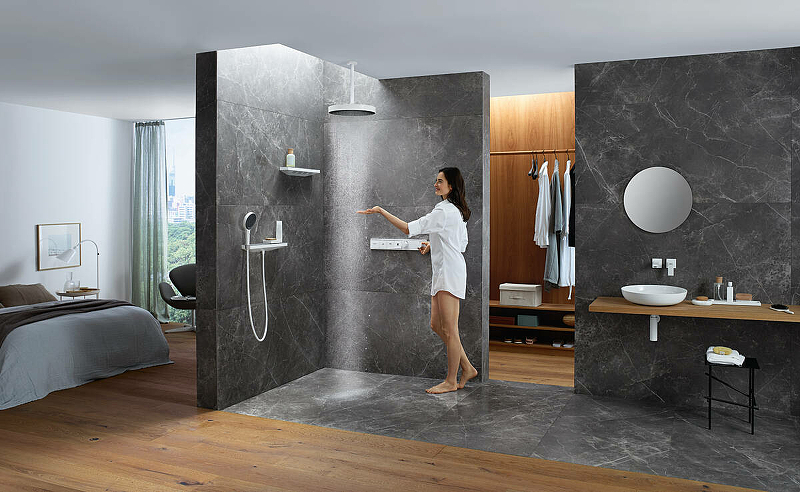 Термостат для душа Hansgrohe RainSelect 15381700
 белый - фото 3