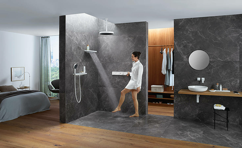 Термостат для душа Hansgrohe RainSelect 15381700
 белый - фото 4