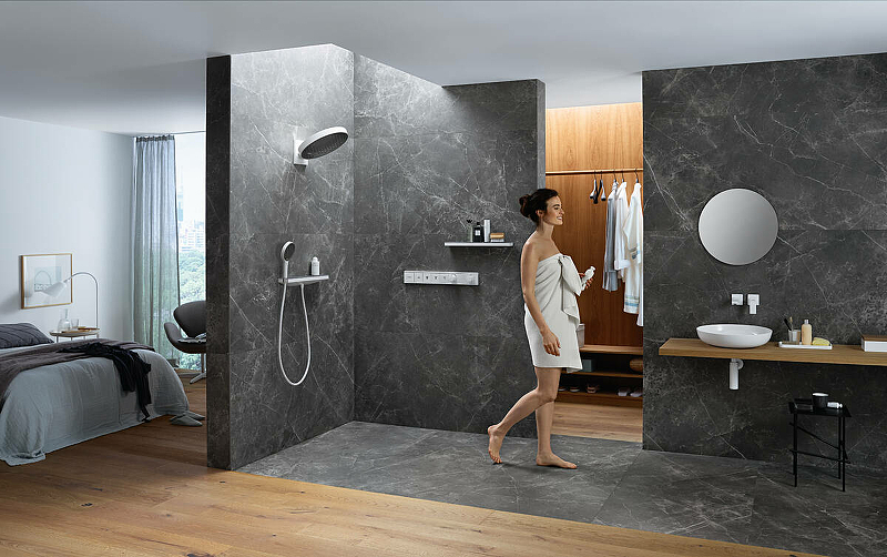 Термостат для душа Hansgrohe RainSelect 15382700
 белый - фото 4