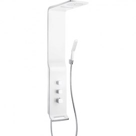 Душевая панель Hansgrohe Raindance Lift 180 2jet 27008400 с термостатом, без излива, белая, хром