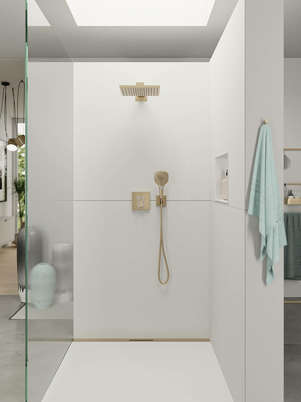 Термостат для душа Hansgrohe ShowerSelect 15763140
 бронза, хром - фото 4