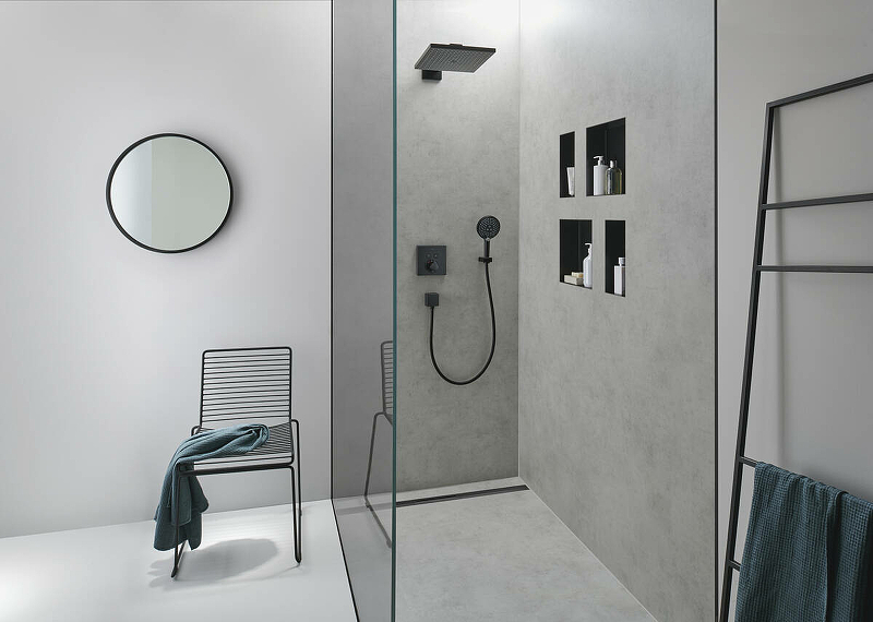 Термостат для душа Hansgrohe ShowerSelect 15763670
 черный матовый - фото 4