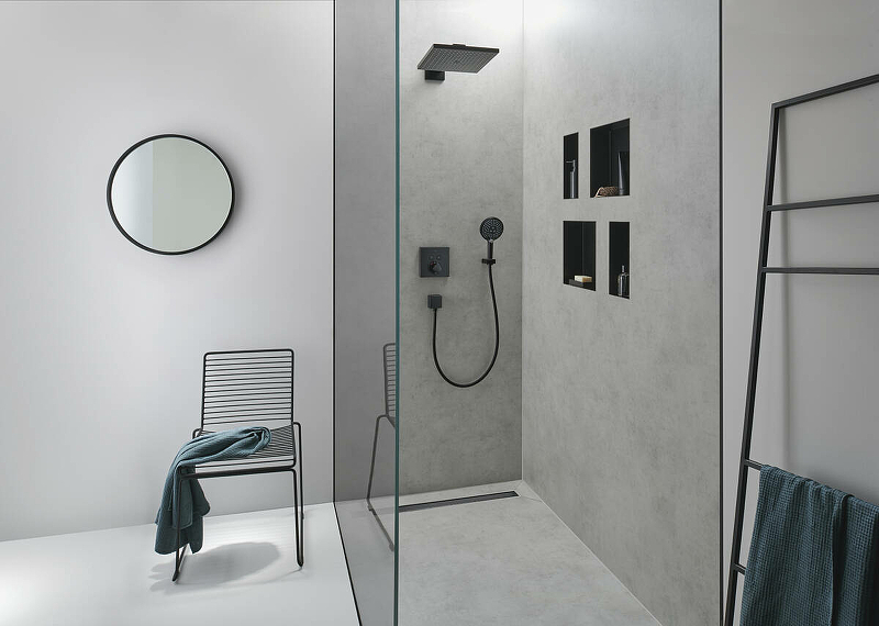 Термостат для душа Hansgrohe ShowerSelect 15763670
 черный матовый - фото 5