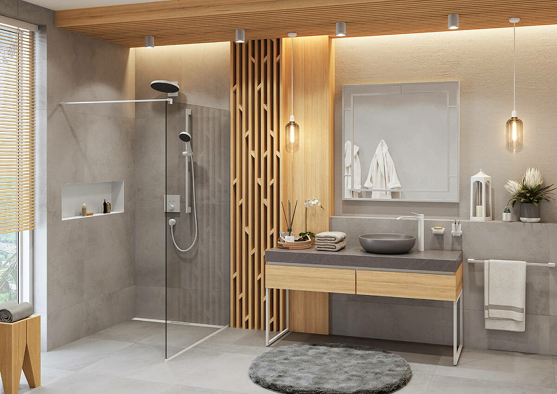 Термостат для душа Hansgrohe ShowerSelect 15763700
 белый матовый - фото 5