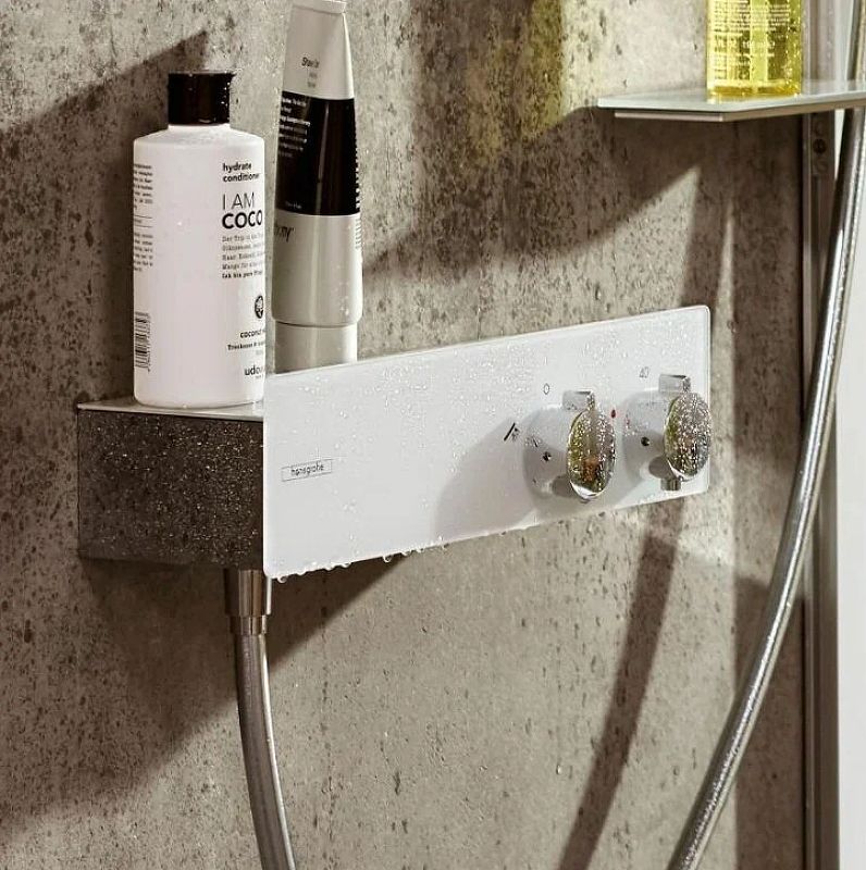 Смеситель для душа Hansgrohe ShowerTablet 13102400 белый-хром - фото 3