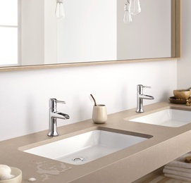 Фото Смеситель для раковины Hansgrohe Talis 14127000 хром