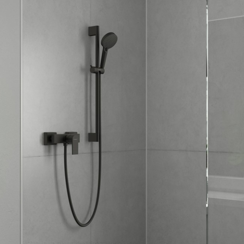 Смеситель для душа Hansgrohe Vernis Shape ВМ 71650670 матовый черный, цвет черный матовый - фото 4