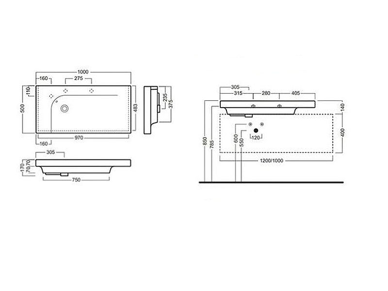 Раковина Hatria GAngolo YXF7 123200₽