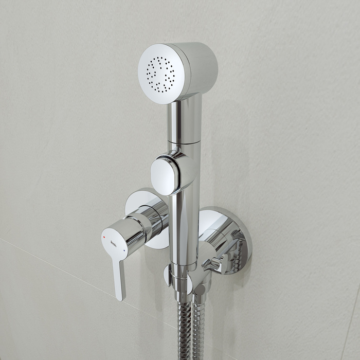 Гигиенический душ со смесителем Iddis Axes AXESBR2i08 хром глянцевый - фото 2