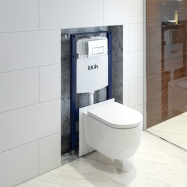 Комплект 3в1 Подвесной унитаз с инсталляцией Iddis Basic BASAI01i73