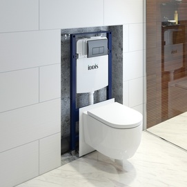Комплект 3в1 Подвесной унитаз с инсталляцией Iddis Basic BASAI02i73
