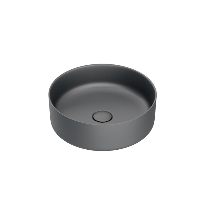 Раковина накладная Iddis Ray 36 см RAYGM03i27 серый матовый 6390₽