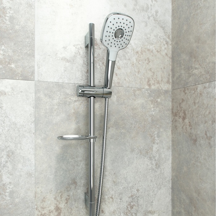 Душевой гарнитур Iddis Sena SEN3F70i16 белый глянцевый хром без излива 6390₽