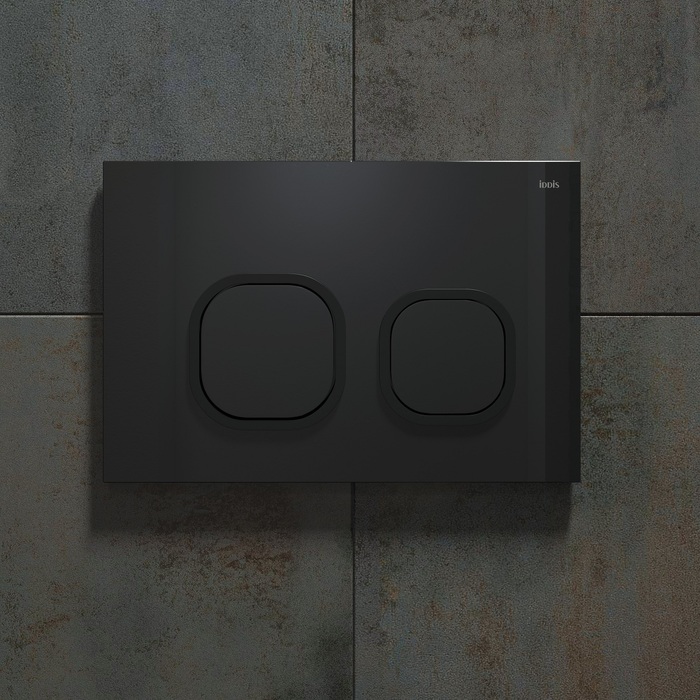 Кнопка для инсталяции Iddis Uniglass UNG01GBi77 черный - фото 3