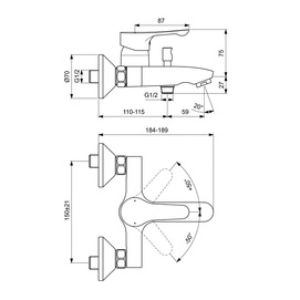   3  1 Ideal Standard Alpha 31 BD004AA