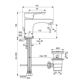   3  1 Ideal Standard Alpha 31 BD004AA