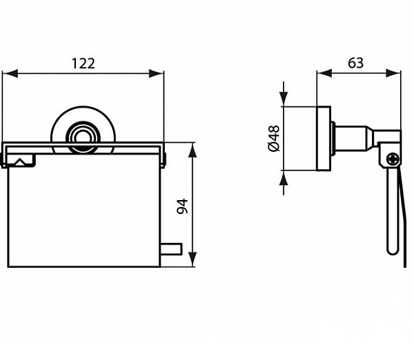 Бумагодержатель Ideal Standard Iom A9127AA, цвет хром - фото 2