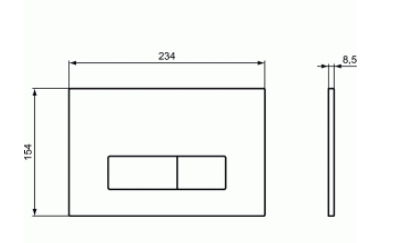 Кнопка для инсталляции Ideal Standard Oleas M2 R0121AC 3555₽