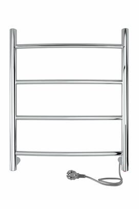 Фото Полотенцесушитель электрический Indigo Arc LCAE50-40R 43x50 cеребристый